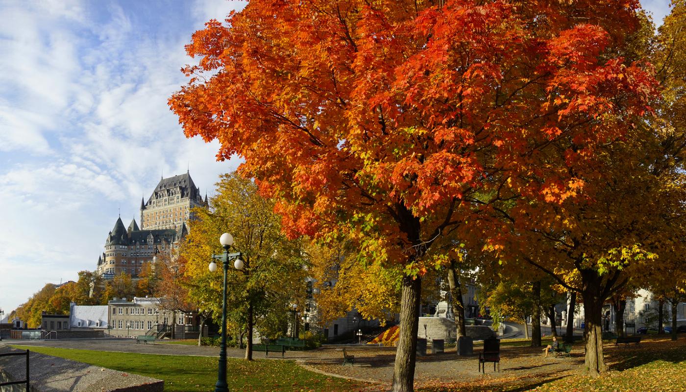 Château Frontenac en automne