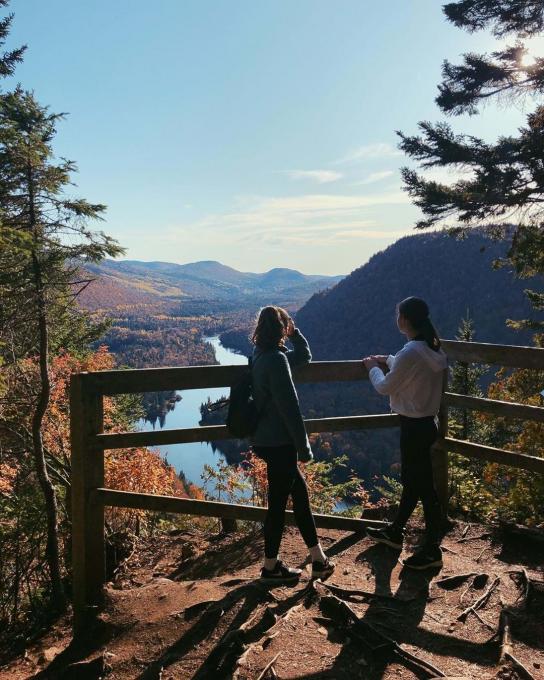 Sentier Les Loups au Parc natinal de la Jacques-Cartier