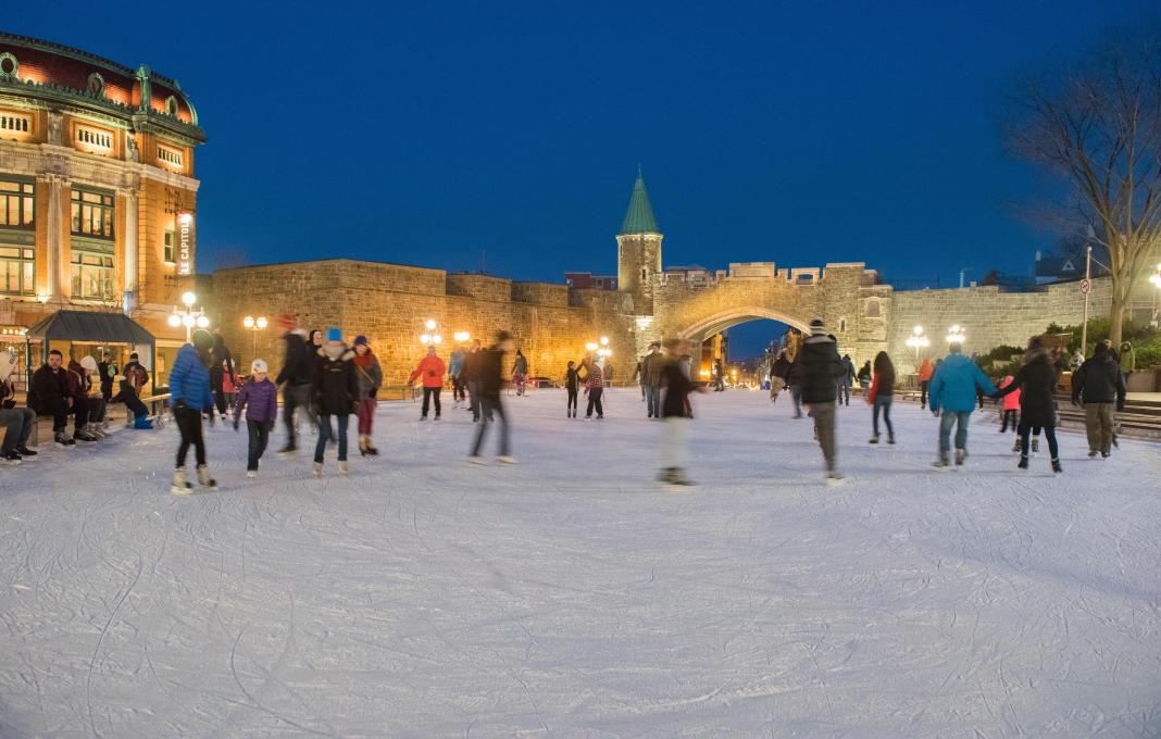 Patinoire place D'Yvouville