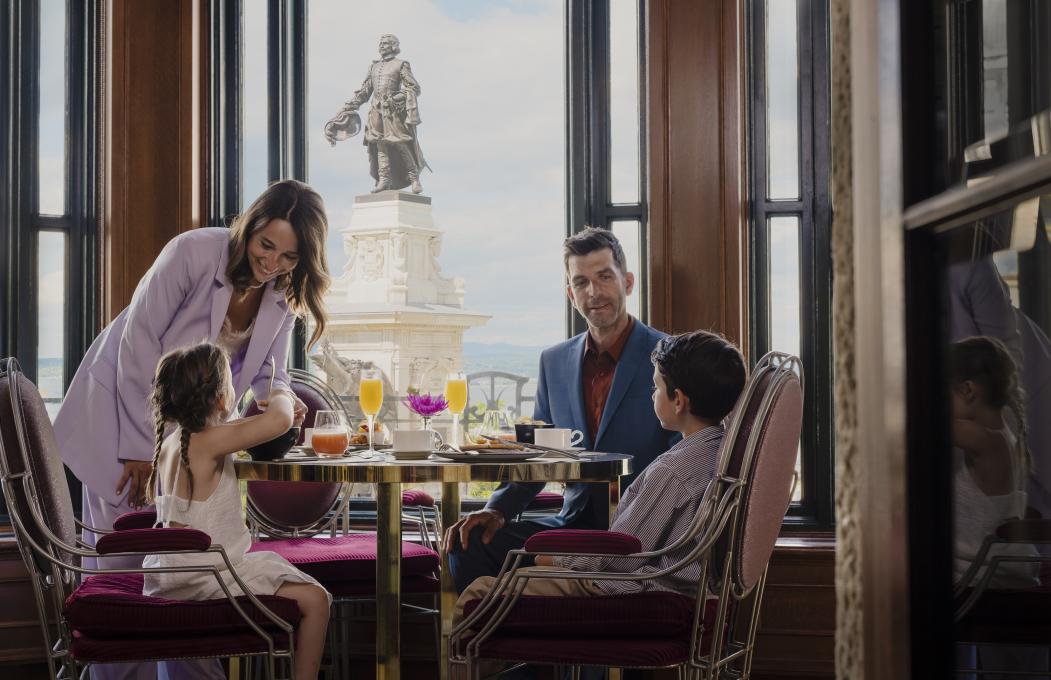 Le Champlain - Fairmont Le Château Frontenac - family brunch