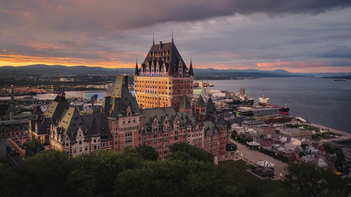 Fairmont Le Château Frontenac - vue sur le fleuve
