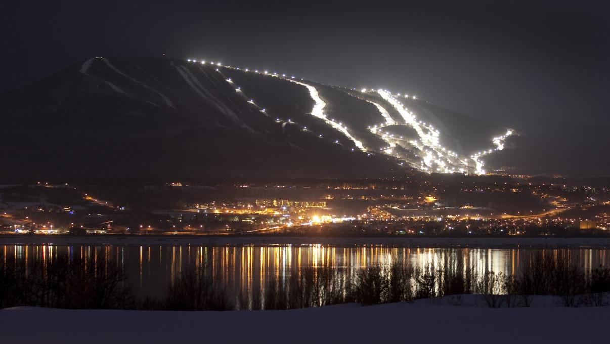 Mont-Sainte-Anne - Montagne de soir