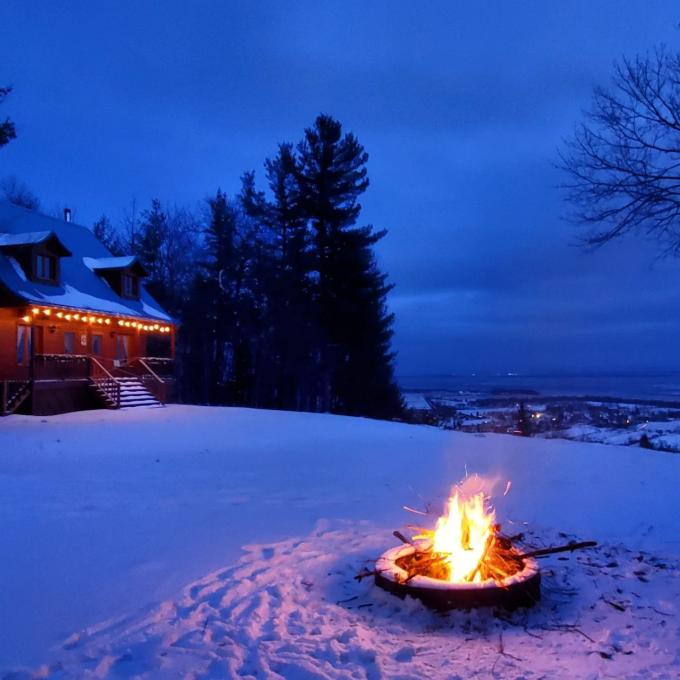 Les Chalets sur le Cap - Feu de camp