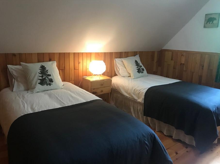 Les chalets sur le Cap - Chambre 2 lits simples chalet jumelé