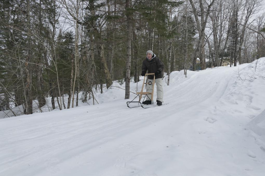camp Portneuf - trottinette des neiges