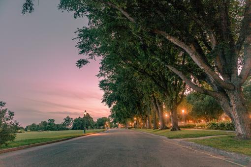 Plaines d'Abraham - Coucher de soleil sur les plaines d'Abraham