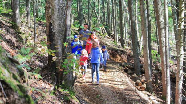 Au Chalet en Bois Rond - Randonnée en famille