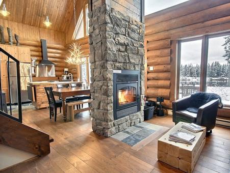 Au Chalet en Bois Rond - Intérieur