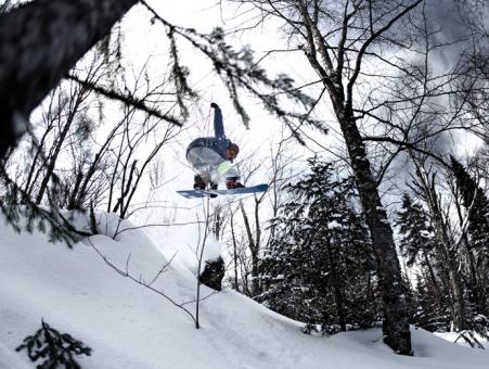Station touristique Stoneham - Saut en planche