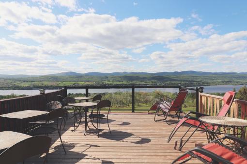 Domaine Steinbach Cidrerie, Gîte et Ressourcement - Terrasse gîte