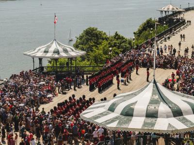 Terrasse Dufferin à la Fête du Canada