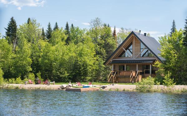 Au Chalet en Bois Rond - Lac et chalet