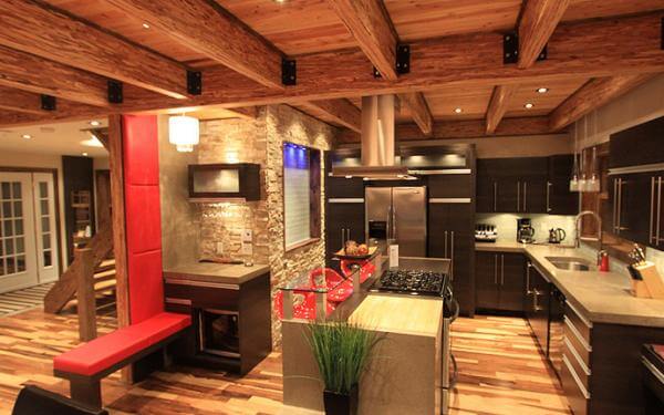 Hébergement Stoneham Condos - cuisine intérieure condo