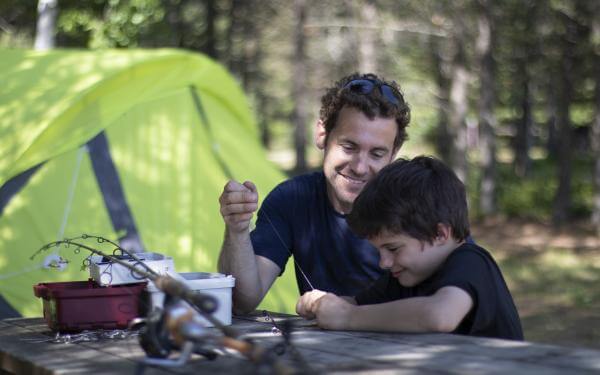 Parc national de la Jacques-Cartier - Sépaq - La pêche en camping