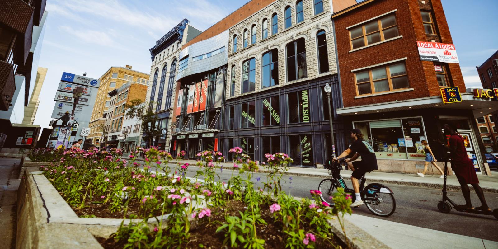 Rue Saint-Joseph dans le quartier Saint-Roch