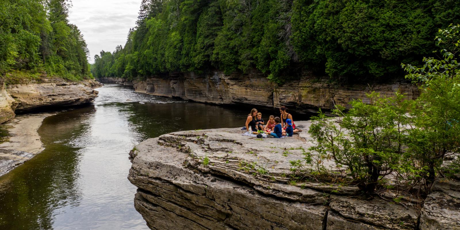 Pique-nique au Parc naturel régional de Portneuf