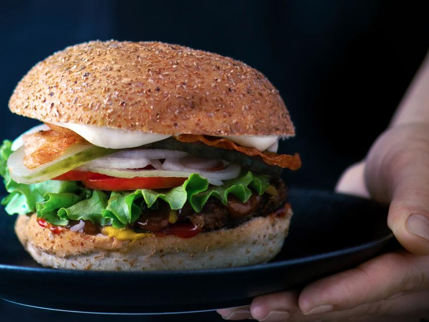 Burger végan Chez Victor