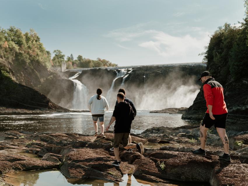 Parc des Chutes-de-la-Chaudière waterfalls