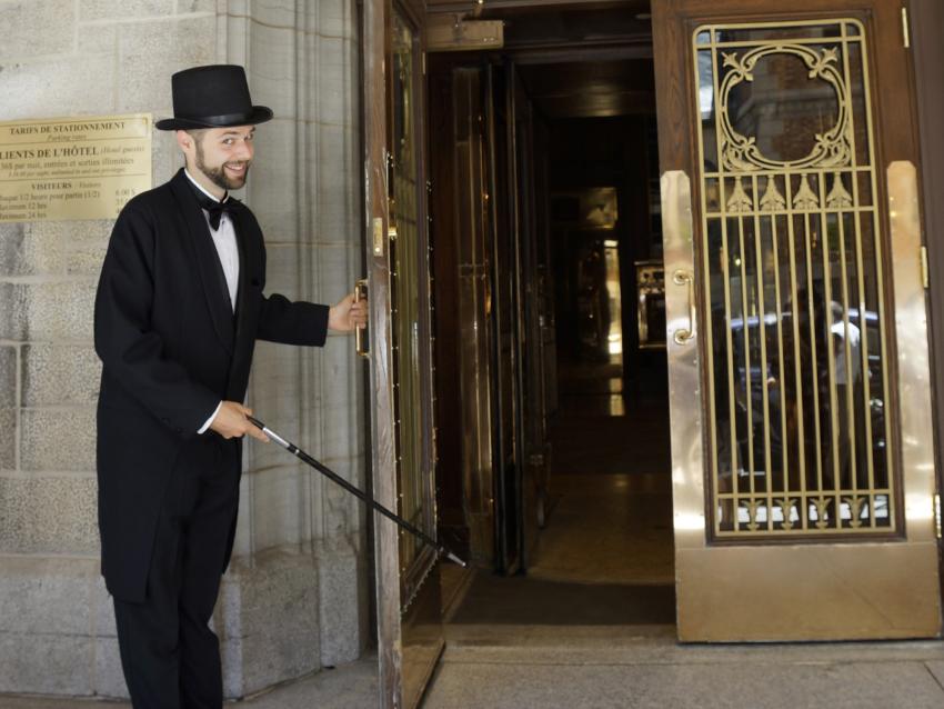 Portier de l'Hôtel Fairmont Le Château Frontenac