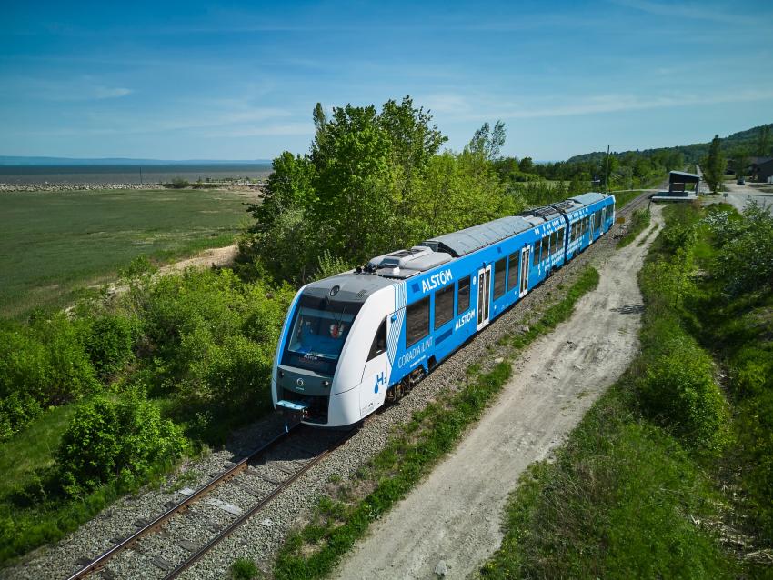  Train à l'hydrogène dans Charlevoix