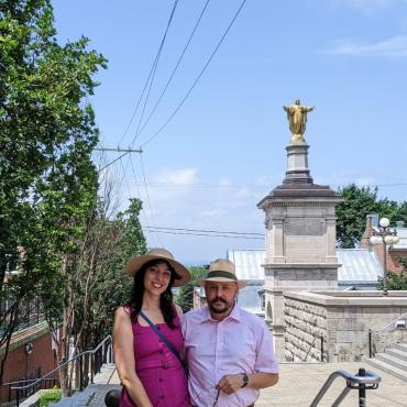 Julie et Simon dans Saint-jean-Baptiste